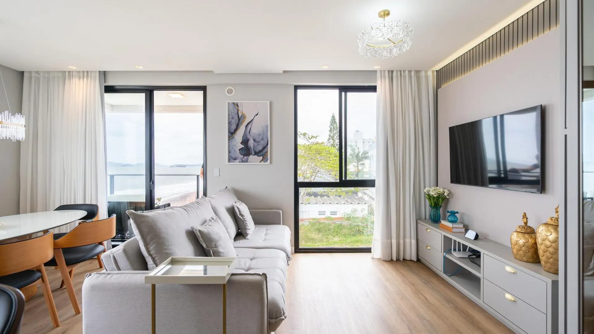 Conforto E Estilo Vista Para O Mar Hidromassagem Wi-Fi Ar Condicionado Vaga Privativa E A Passos Da Praia Barra Velha  0*, Barra Velha (Santa Catarina) Brasile